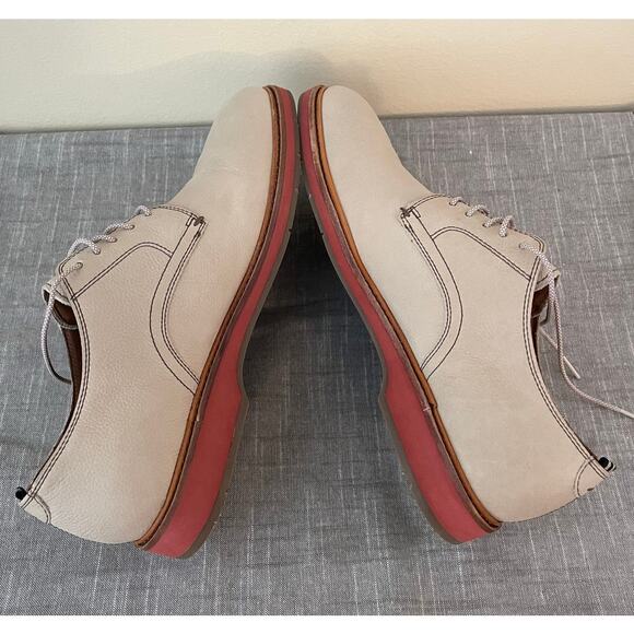 COLE HAAN Morris Plain Ox Mens Size 10.5 Amphora Taupe Nubuck Oxford Shoes main image 10